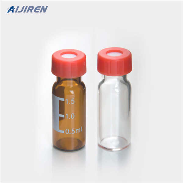 silver aluminum 40% larger opening crimp vial for sale